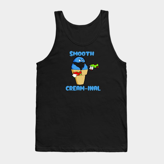 Smooth Cream-Inal Tank Top by Art by Nabes